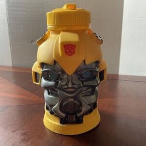 Transformers Bumblebee Thermos Cup Mug Universal Studio Souvenir Hasbro 2012
